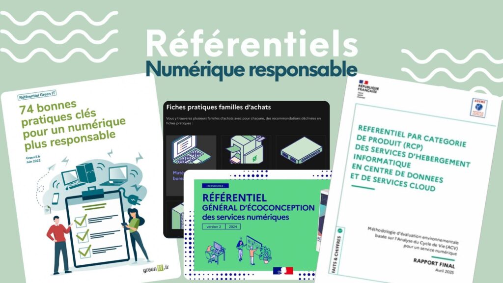 différents guides sur le numérique responsable